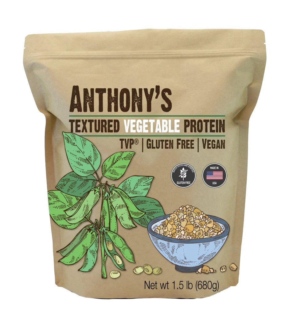 Anthonys Textured Vegetable Protein