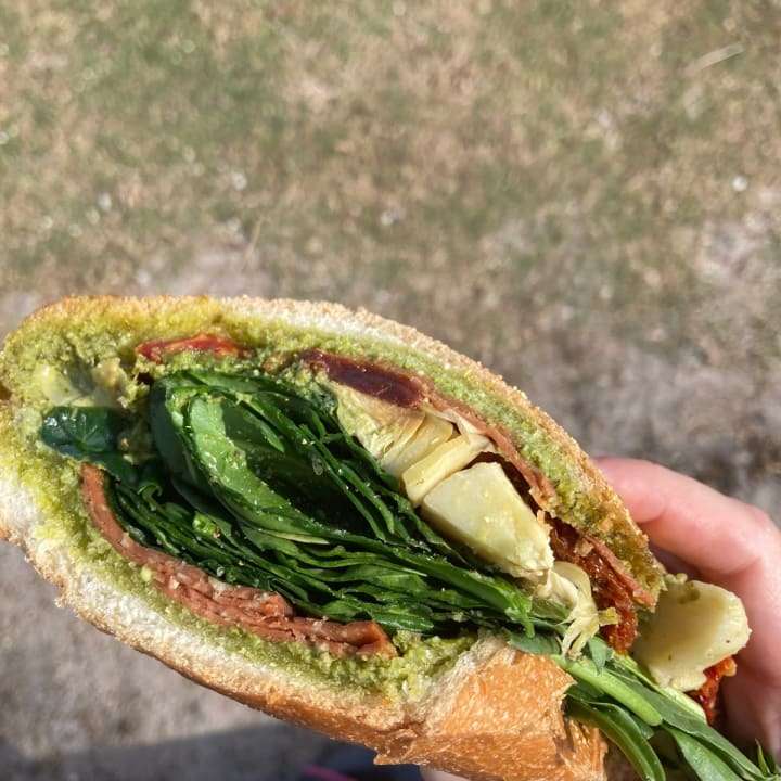 parlour vegan bakery italian sandwich 1