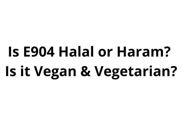 Is E904 Halal or Haram Is it Vegan & Vegetarian
