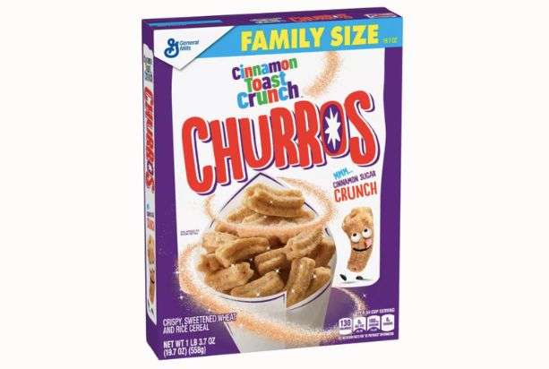 Is Cinnamon Toast Crunch Churros Vegan or Vegetarian Breakfast Cereal with Whole Grain