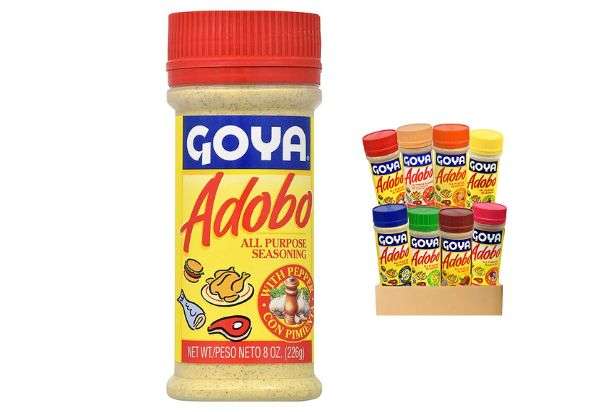 Is Goya Adobo Seasoning Vegan and Gluten free All Purpose Seasoning Including Pepper Spice