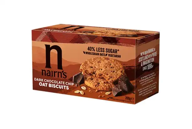 Nairn's Dark Chocolate Oat Biscuits Vegan