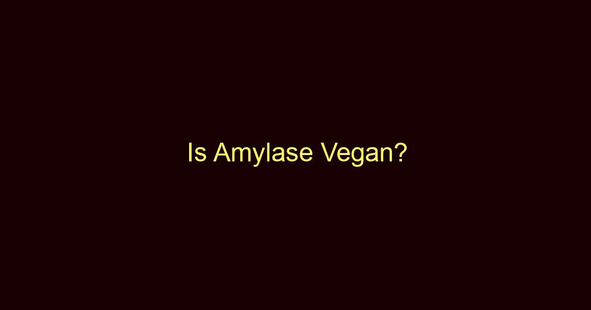 is amylase vegan 8706 2