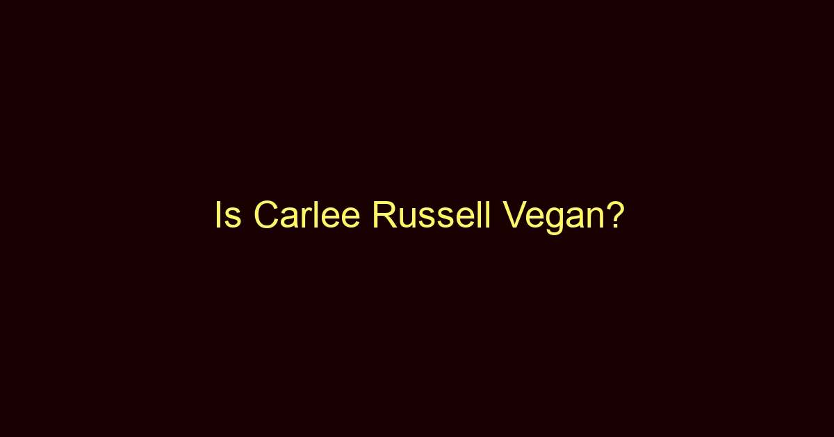 is carlee russell vegan 11047