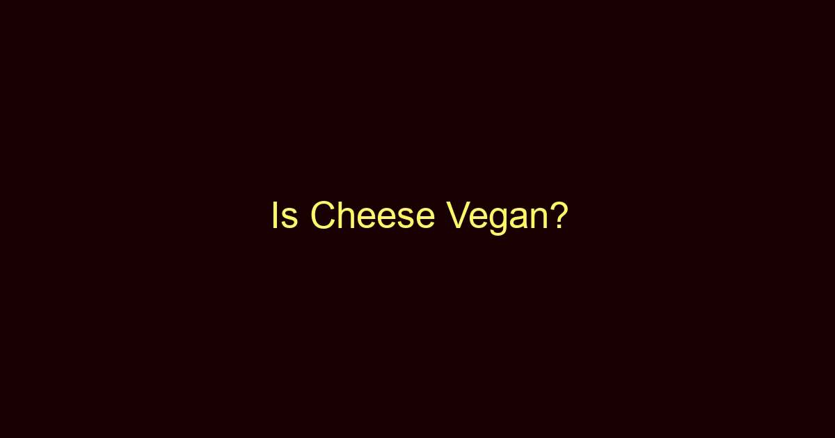 is cheese vegan 541