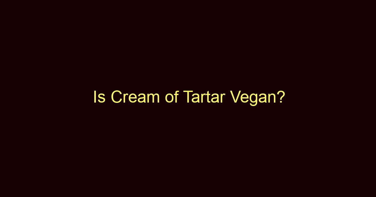 is cream of tartar vegan 9085