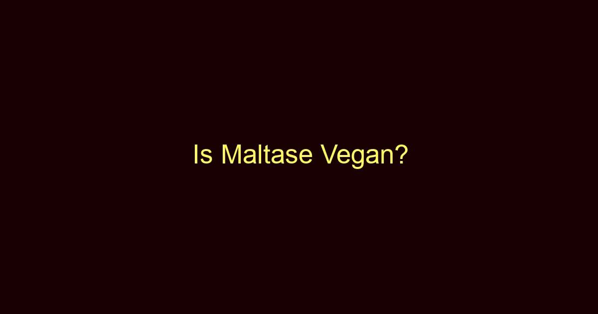 is maltase vegan 9451