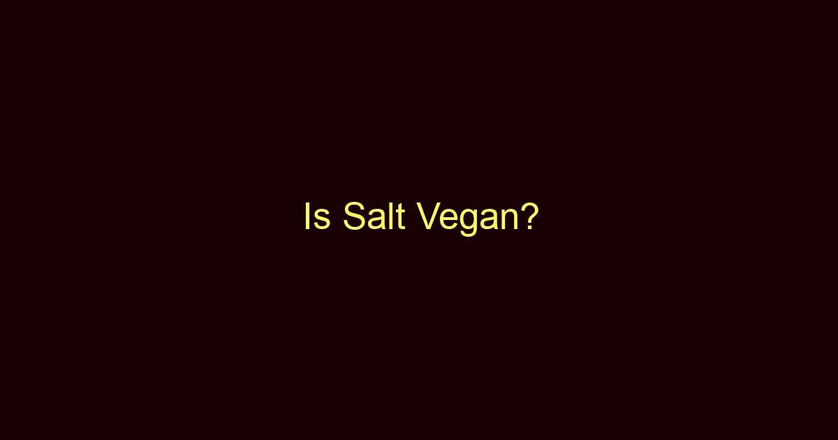 is salt vegan 9760