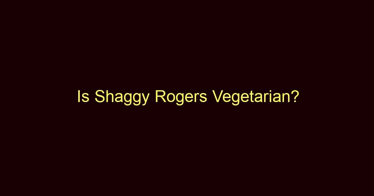 is shaggy rogers vegetarian 10761