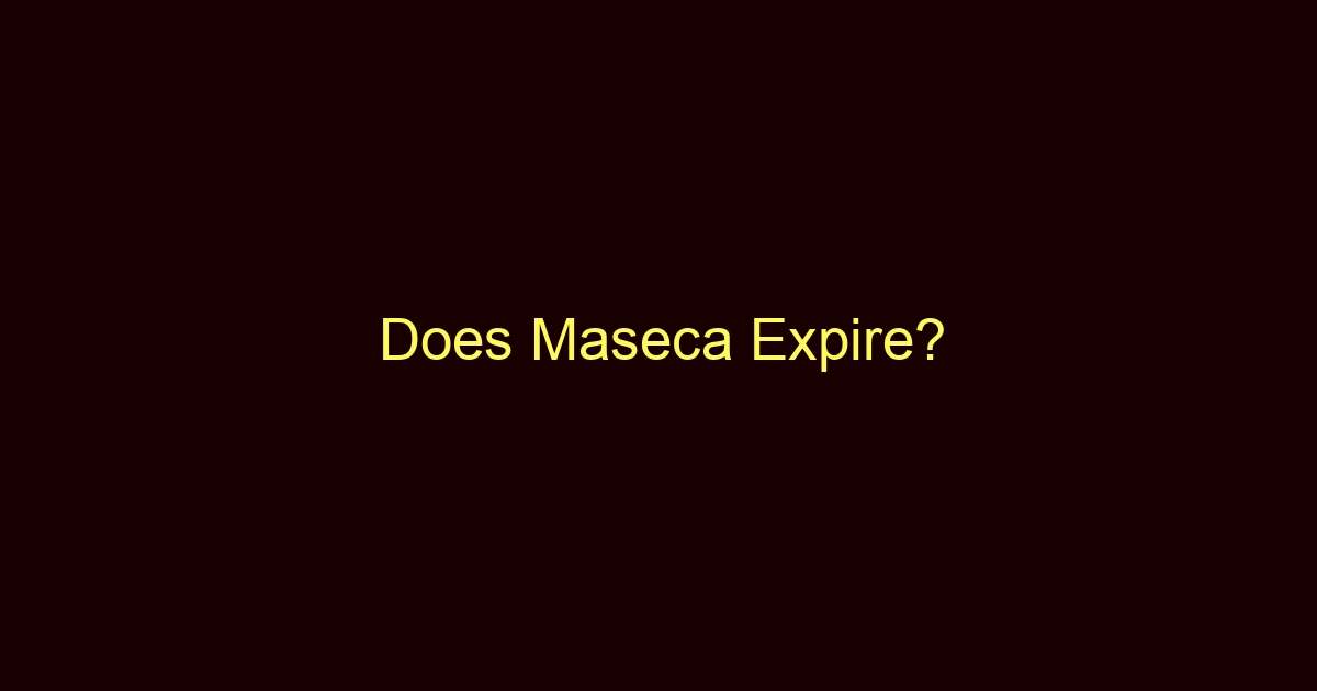 does maseca