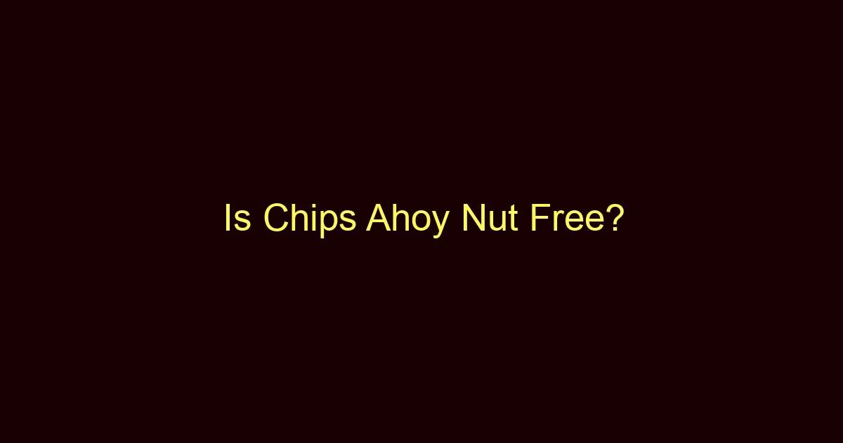 is chips ahoy nut free 11809