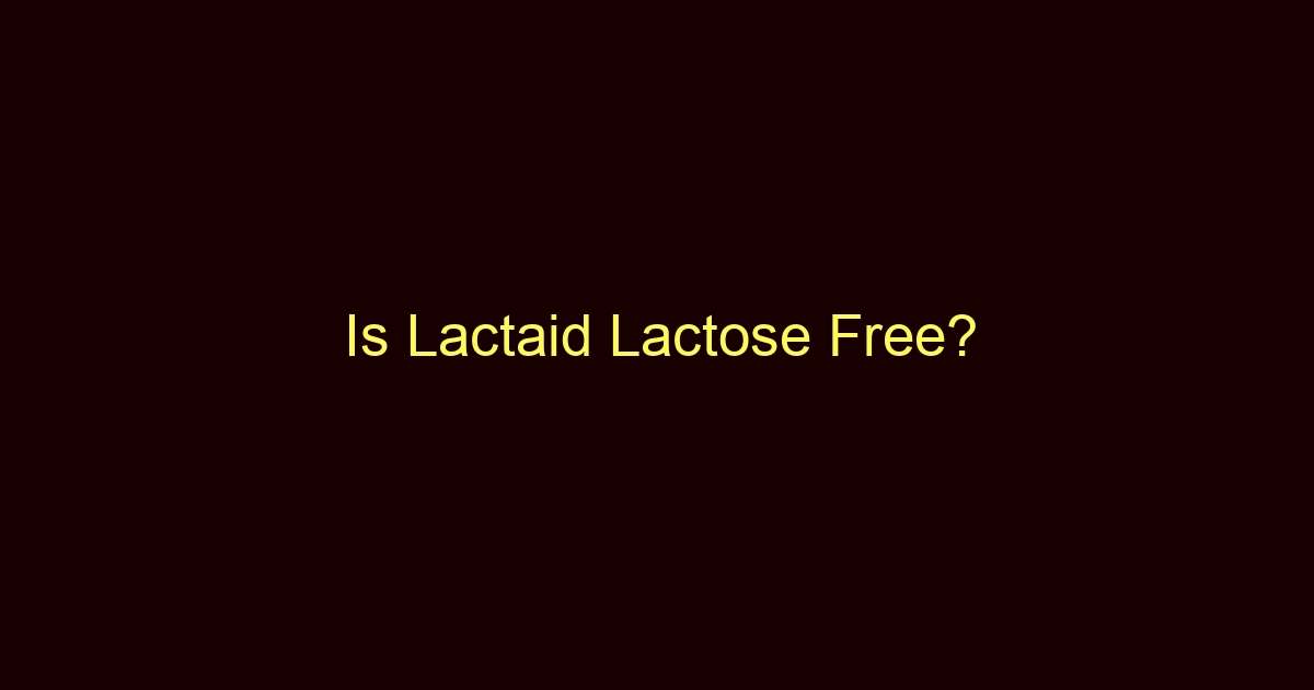 is lactaid lactose free 12501