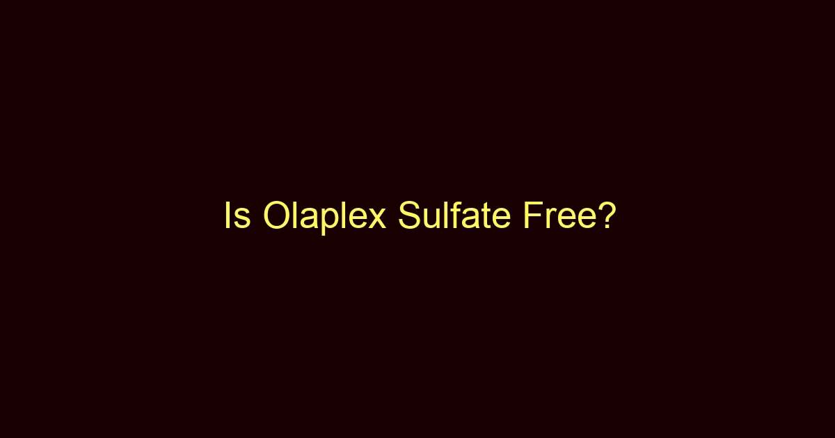is olaplex sulfate free 12684