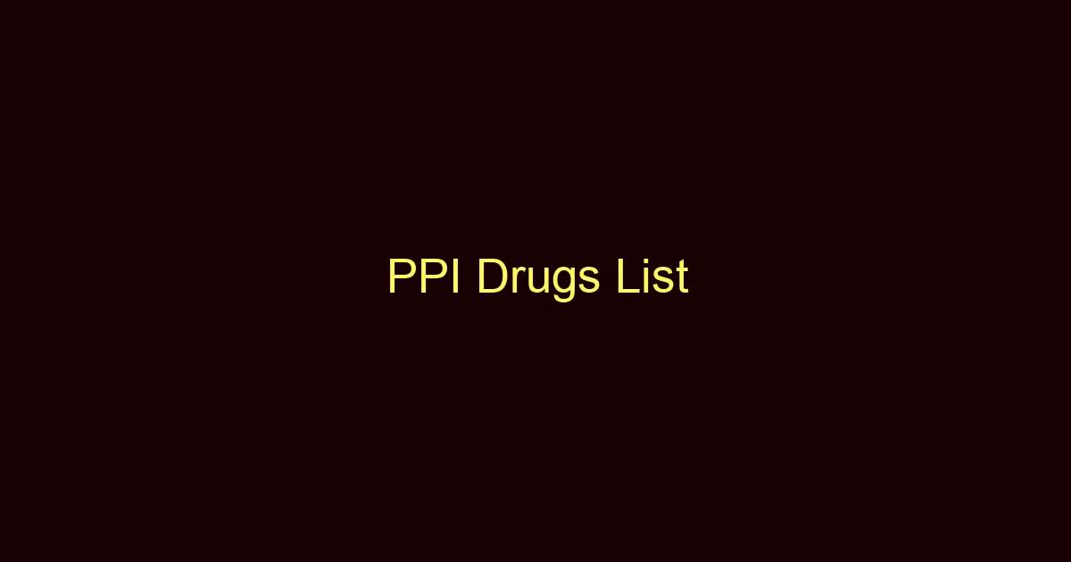ppi drugs list 12243