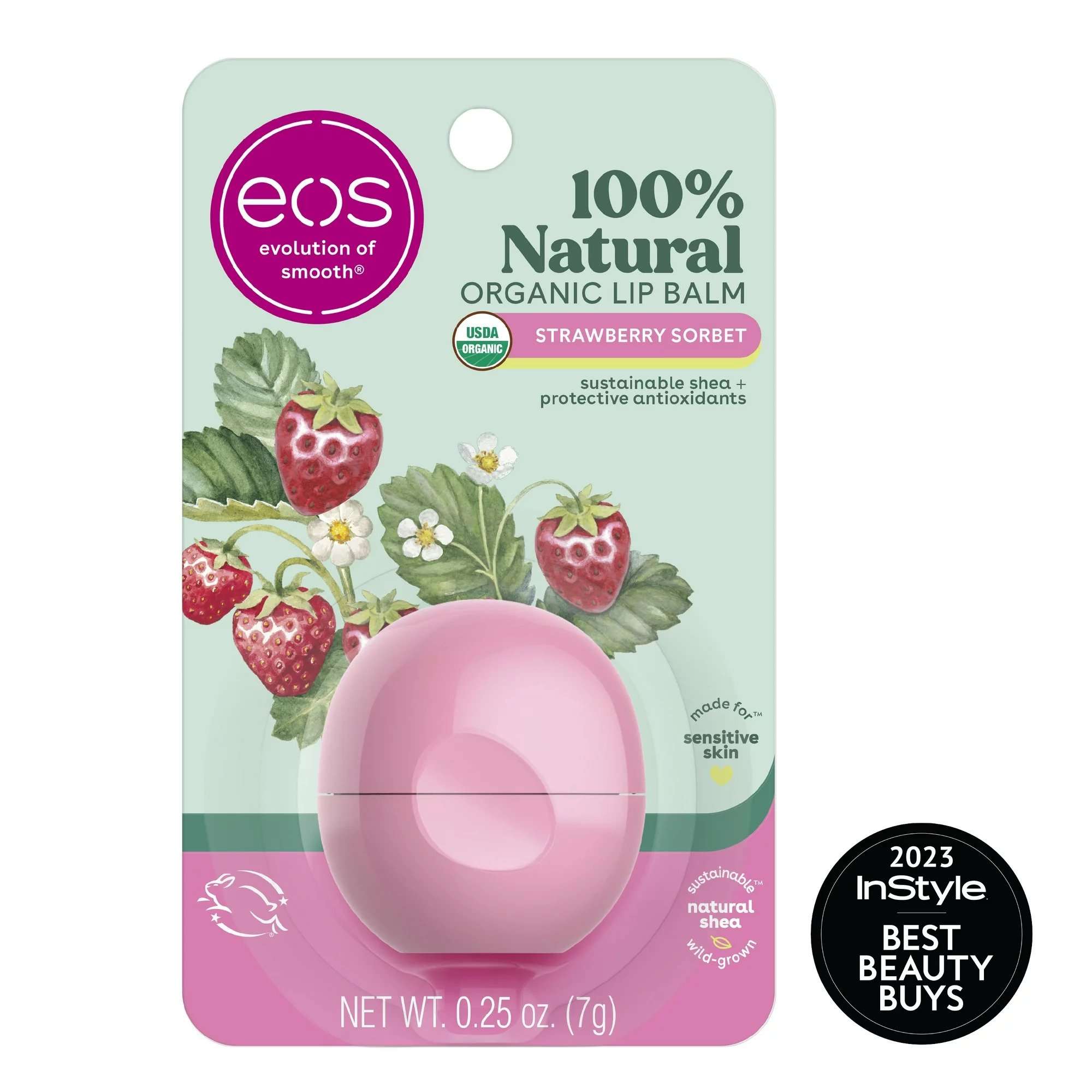 eos 100 Natural Organic Lip Balm